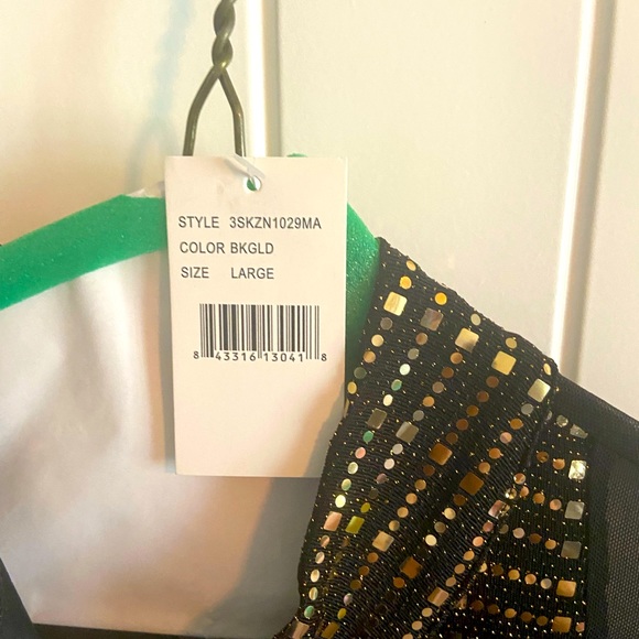 Max and Ash sparkle and sheer cocktail dress. NWT - Picture 3 of 4